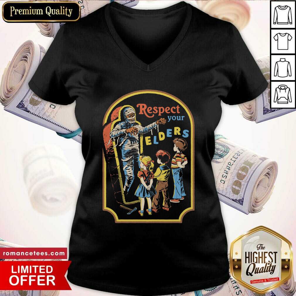 Scary Mummy Respect Your Elders Shirt