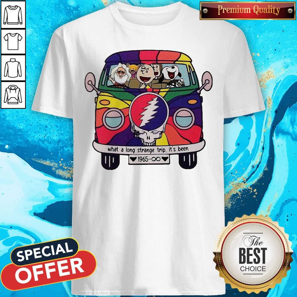 Snoopy Grateful Dead What A Long Strange Trip It’s Been 1965 Shirt