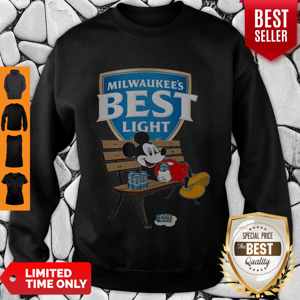 Top Mickey Mouse Drink Milwaukee’s Best Light Beer Shirt