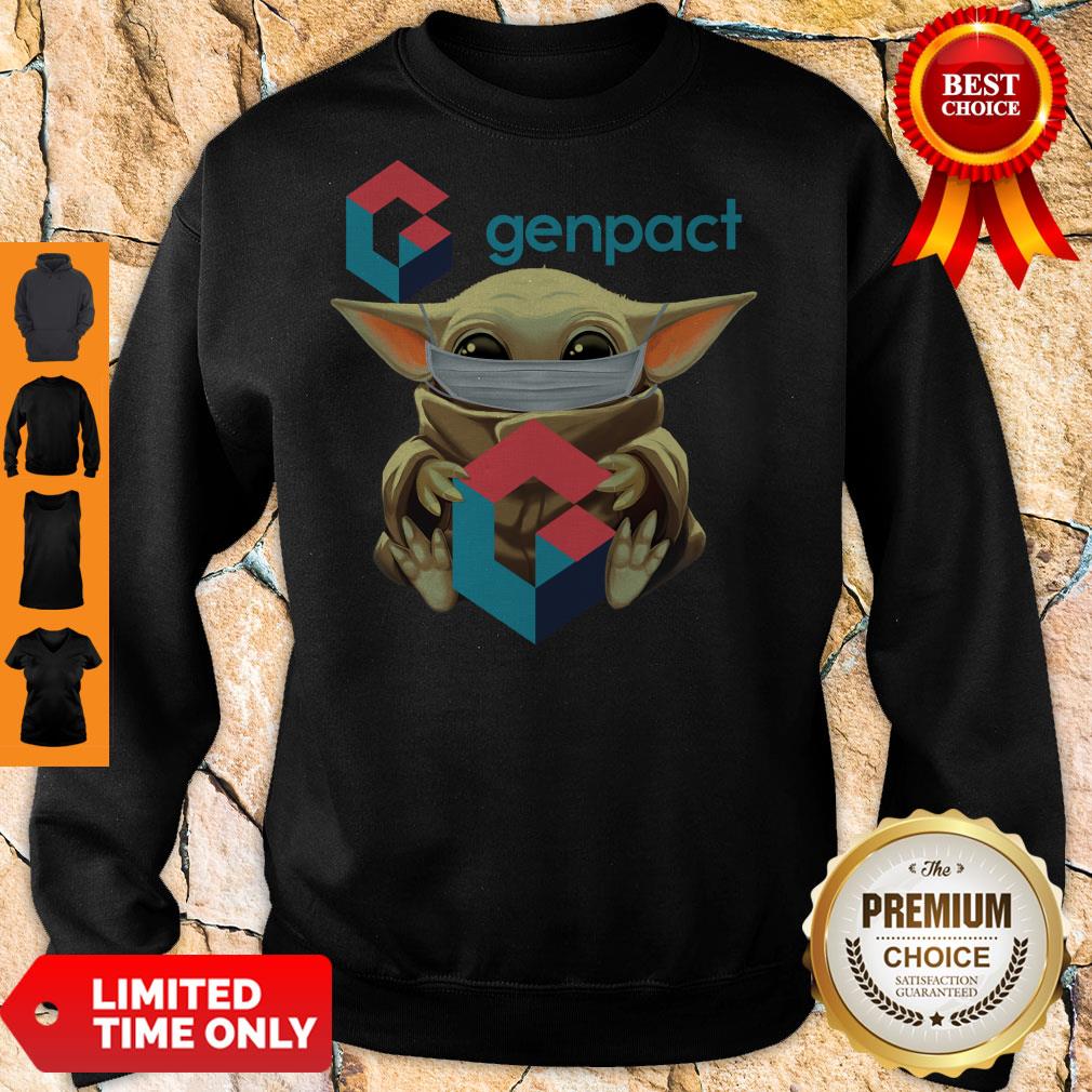 Pro Baby Yoda Mask Hug Genpact Shirt