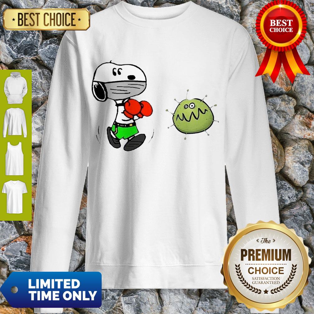 Nice Snoopy Boxing Virus Corona Shirt