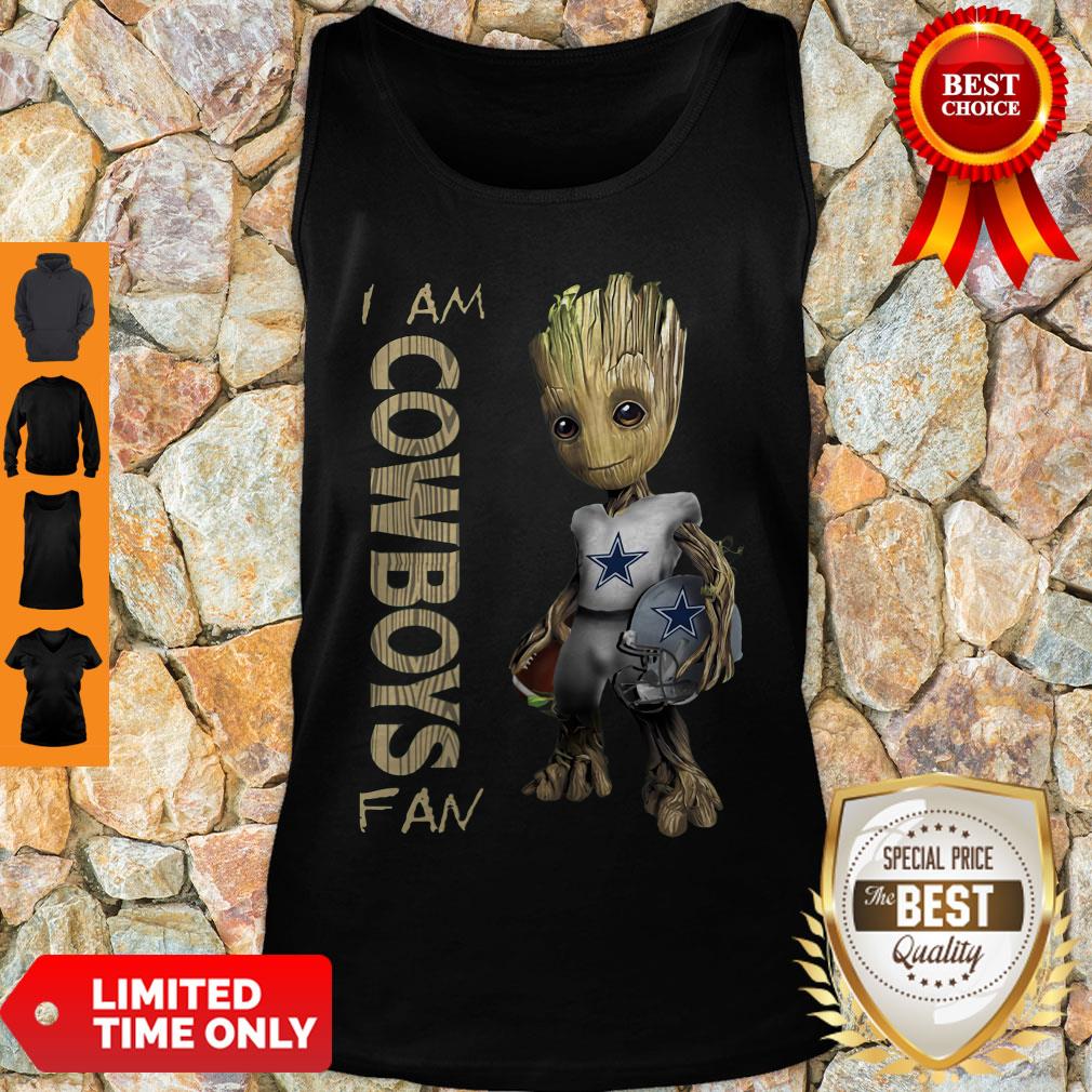 Nice Baby Groot I Am Dallas Cowboys Fan NFL Football Shirt
