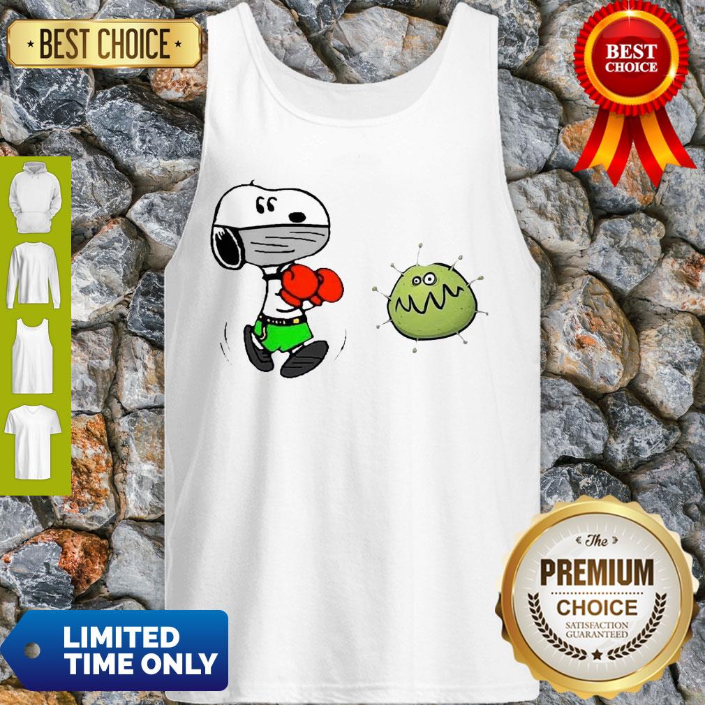 Nice Snoopy Boxing Virus Corona Shirt