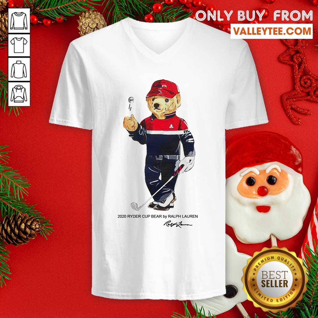 Team Usa Polo Ralph Lauren 2021 Ryder Cup Bear Shirt