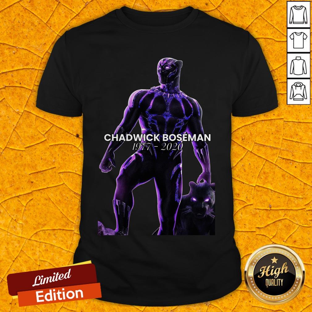Thank You For The Memories Chadwick Boseman Black Panther Rip 1977-2020 Shirt