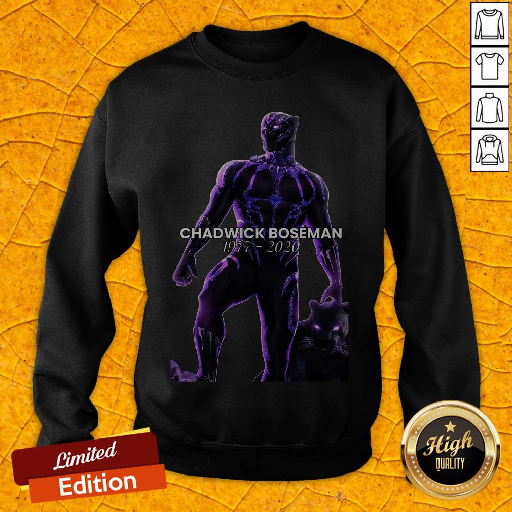 Thank You For The Memories Chadwick Boseman Black Panther Rip 1977-2020 Shirt