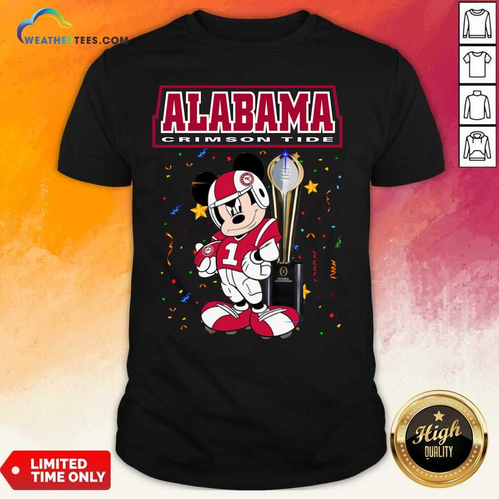 Top Alabama Crimson Tide Mickey Mouse Shirt