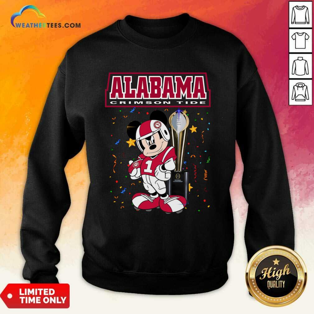 Top Alabama Crimson Tide Mickey Mouse Shirt