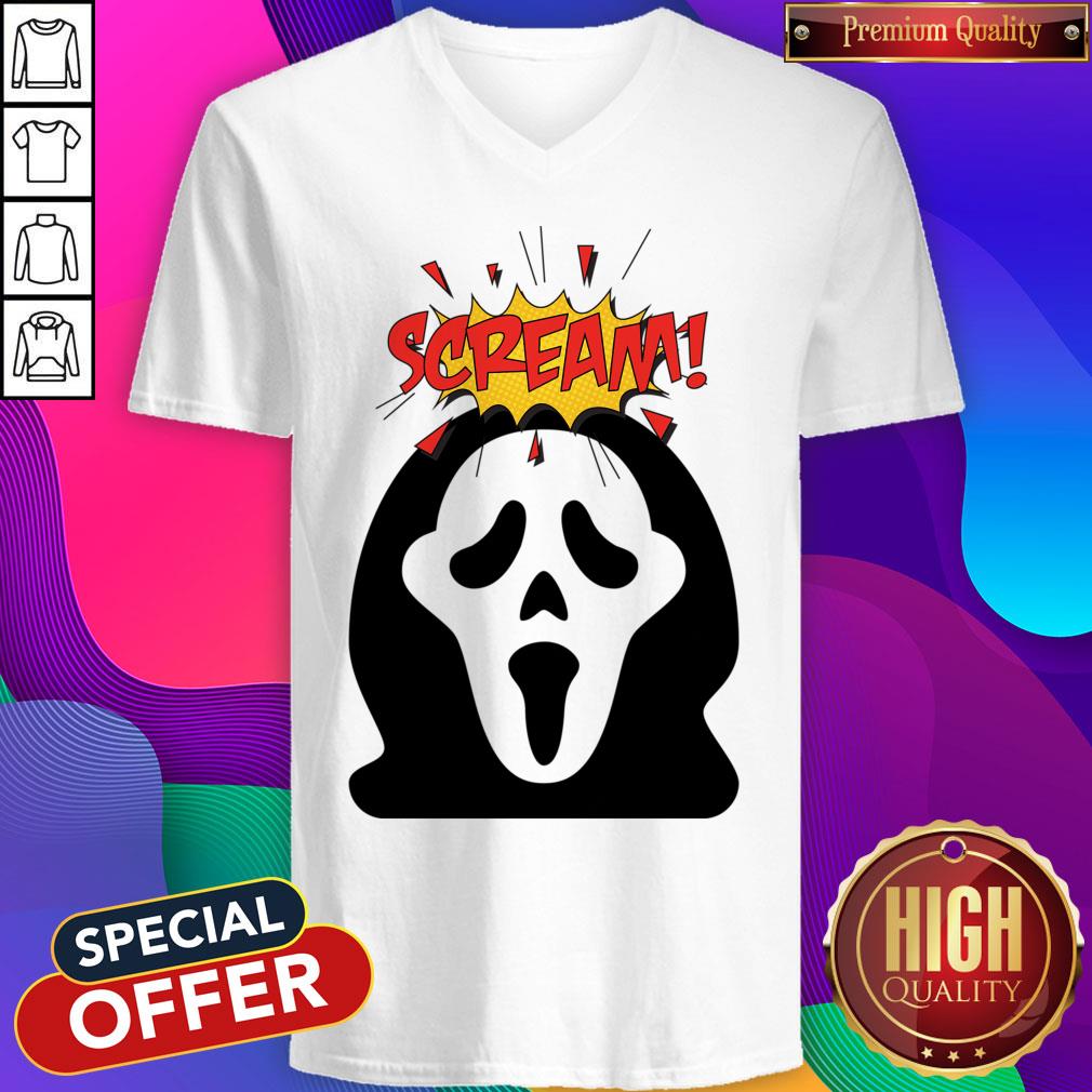 Top Scream Ghost Happy Halloween Shirt