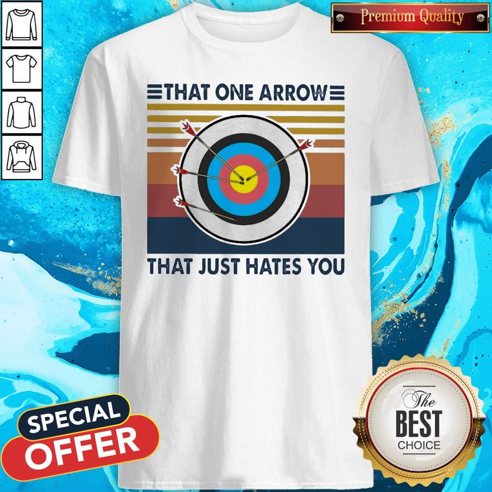 Top Target That One Arrow That Just Hates You Vintage Shirt