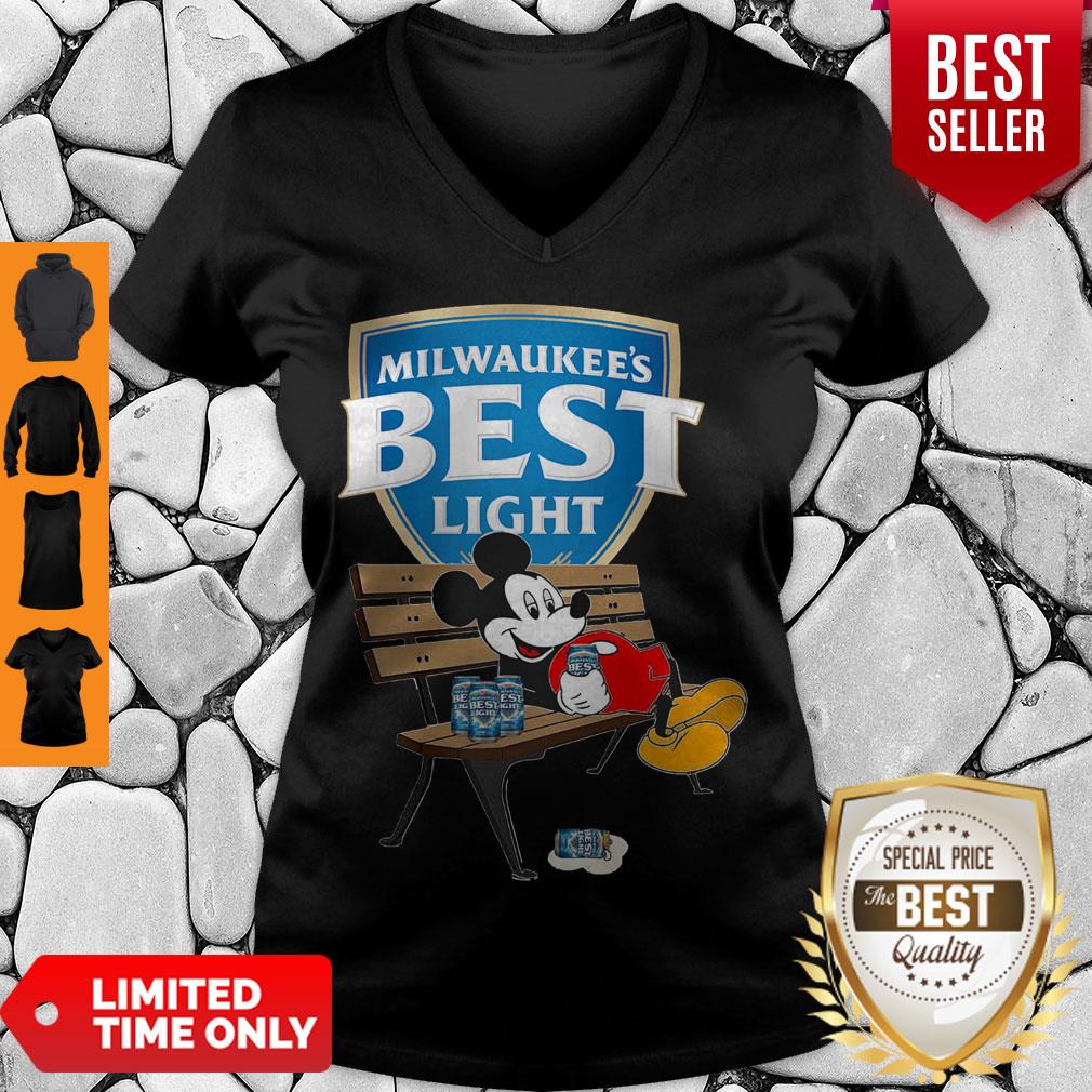 Top Mickey Mouse Drink Milwaukee’s Best Light Beer Shirt