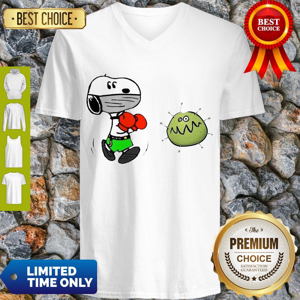 Nice Snoopy Boxing Virus Corona Shirt