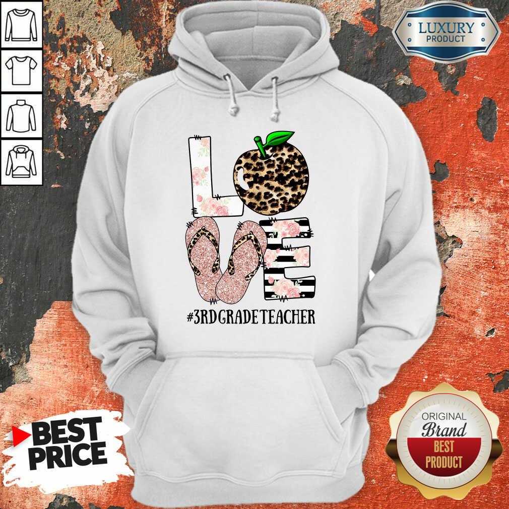 Vip Sandals Leopard Love 3rd Grade Teacher Shirt