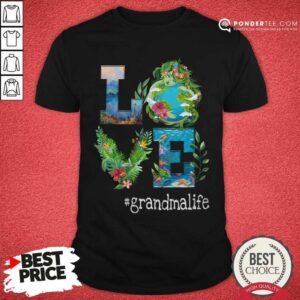 Nature Love Grandma Life Art Shirt