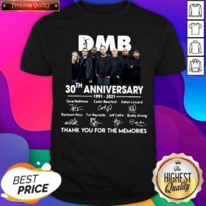 Hot DMB 30th Anniversary Thank You For The Memories Signatures Shirt