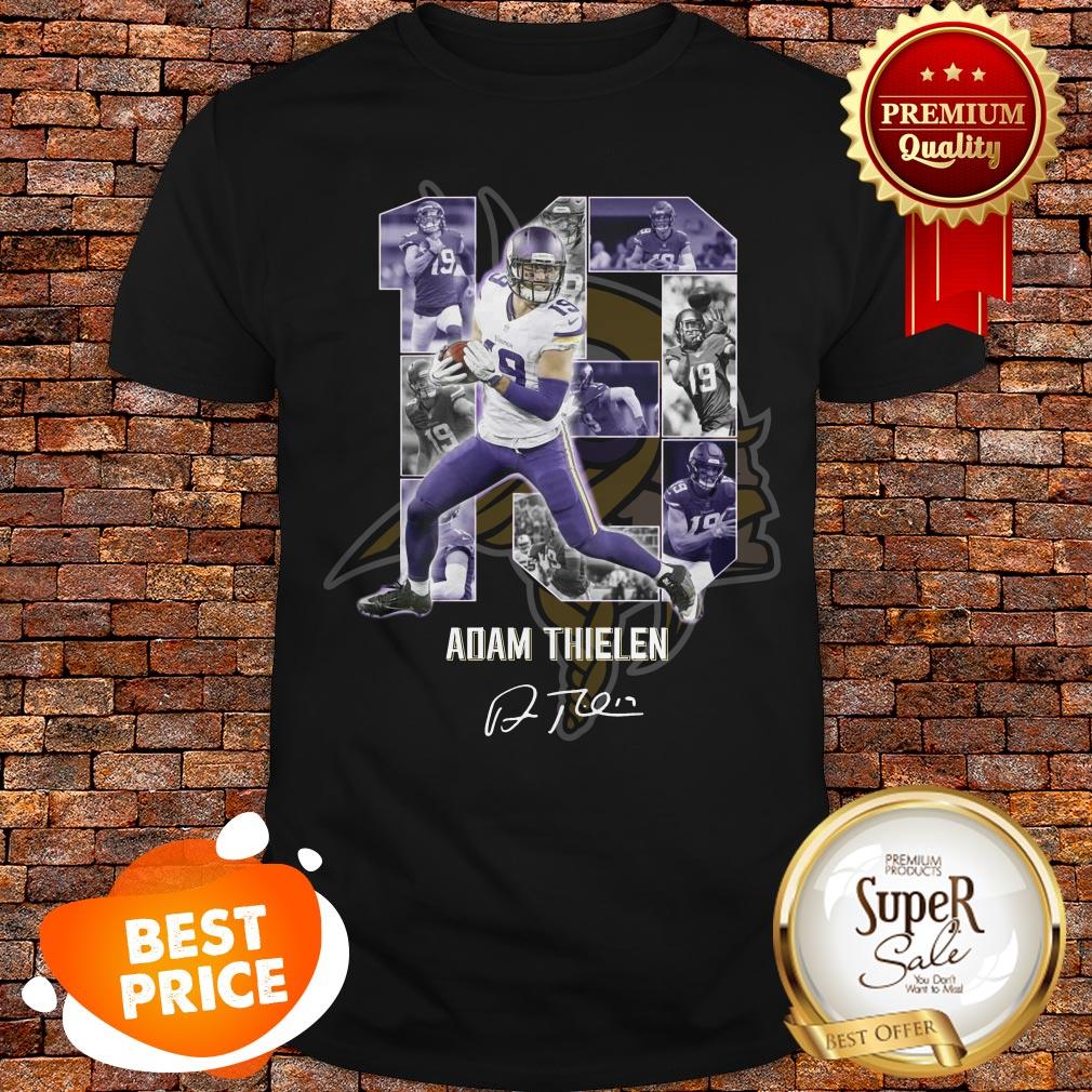10 Adam Thielen Vikings Minnesota Signature Shirt