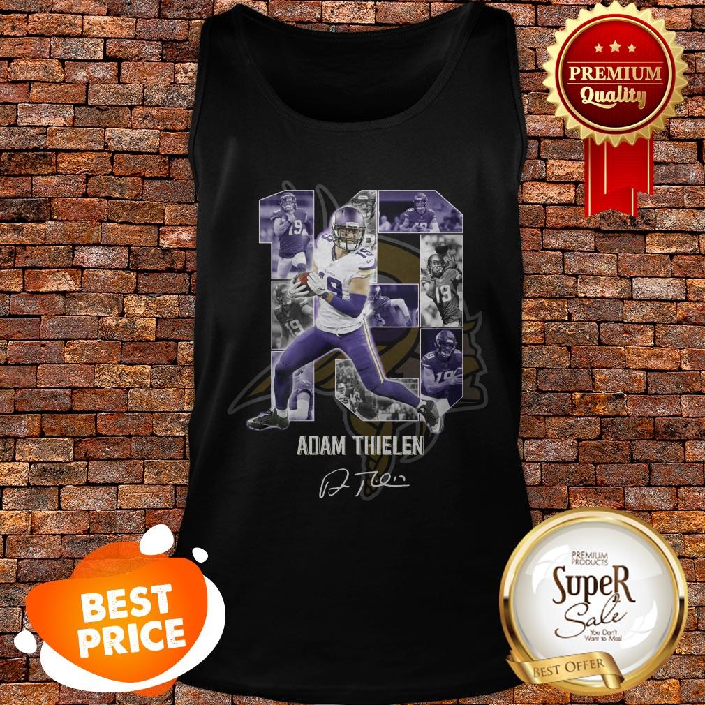 10 Adam Thielen Vikings Minnesota Signature Shirt