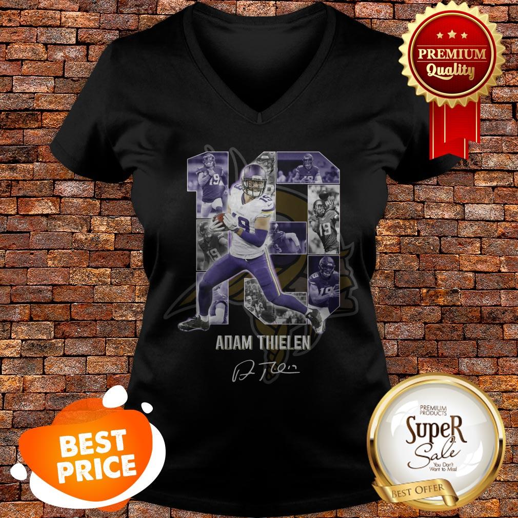 10 Adam Thielen Vikings Minnesota Signature Shirt