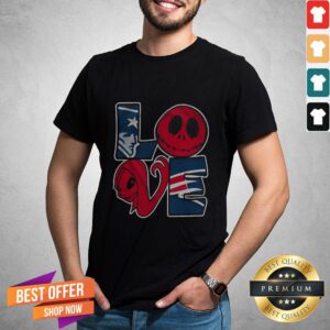 New England Patriots Jack Skellington And Sally Love Shirt