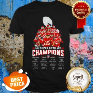 Champions Kansas City Chiefs Super Bowl LIV All Signature Shirt