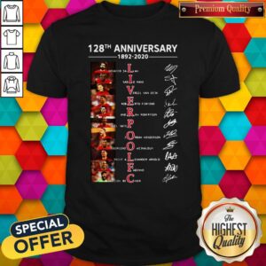 Liverpool 128th Anniversary 1892 2020 Legends Signatures Shirt