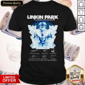 Linkin Park Castle Of Glass Thank You For The Memories Signatures Shirt