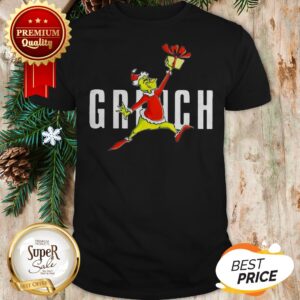 Grinch Santa Slam Dunk Air Jordan Jumpman Shirt