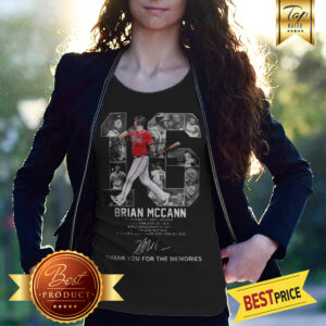 16 Brian Mccann Signature Thank You For The Memories Signature Shirt