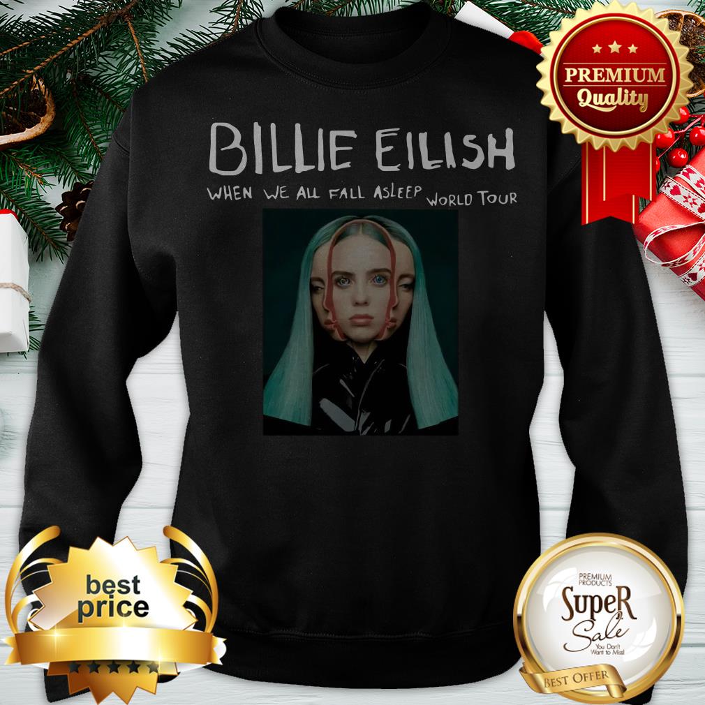 Billie Eilish When We All Fall Asleep World Tour Shirt