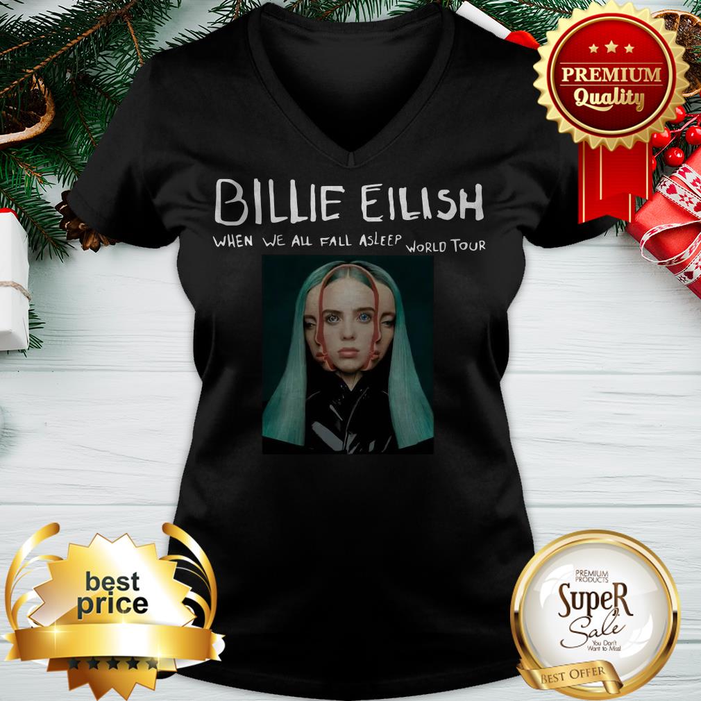 Billie Eilish When We All Fall Asleep World Tour Shirt