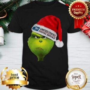 Nice Santa Grinch United States Postal Service Shirt