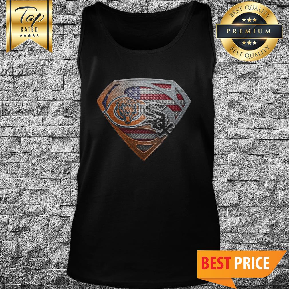Chicago Bears And Chicago White Sox American Flag Veteran Shirt