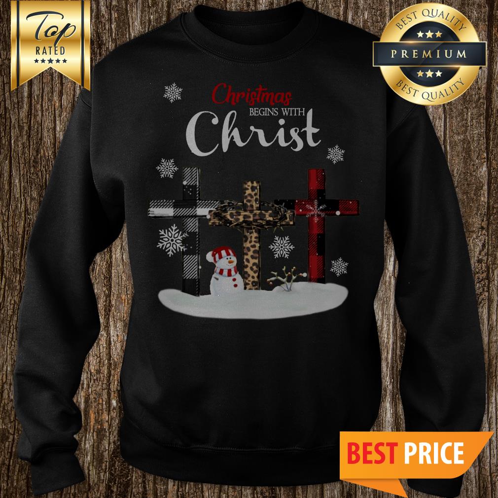 Christmas Begins With Christ Shirt
