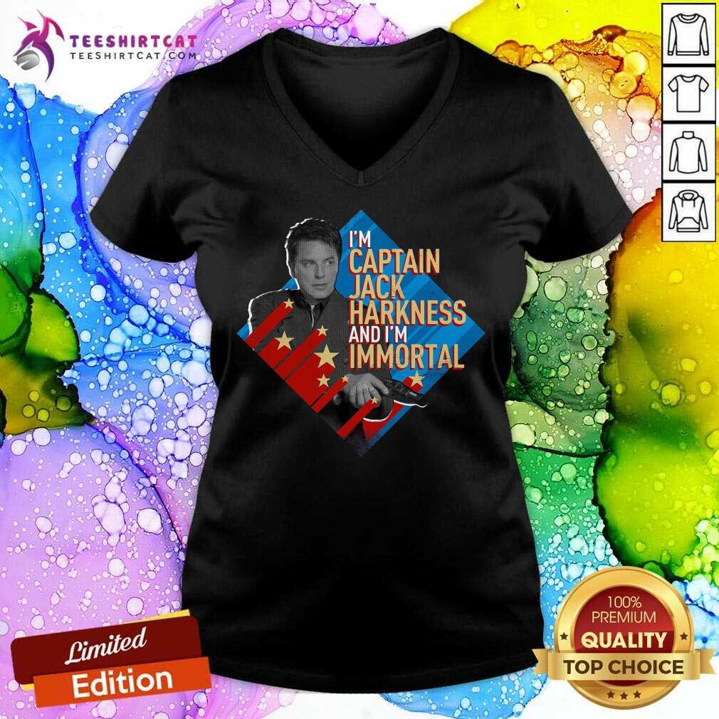 Funny Im Captain Jack Harkness And Im Immortal Shirt
