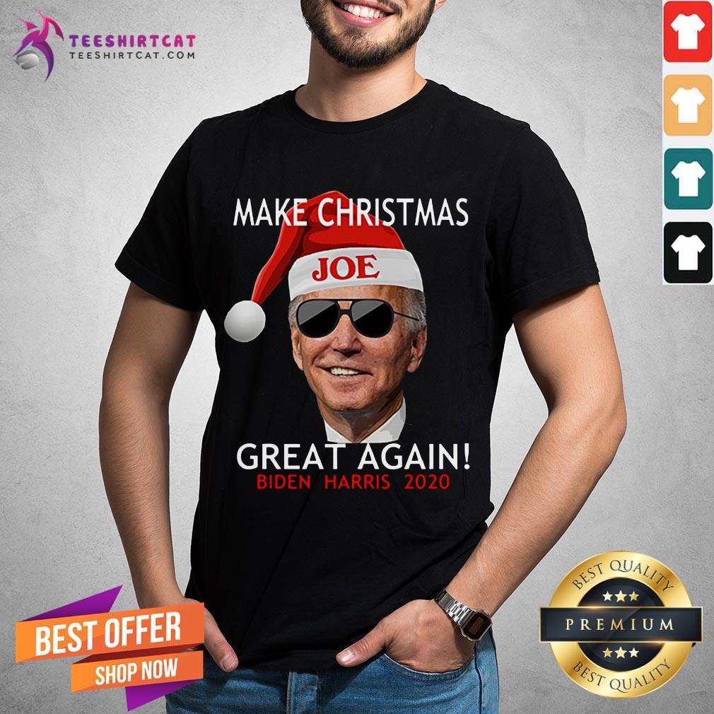 Hot Joe Biden Kamala Harris 2020 Make Christmas Great Again T-shirt