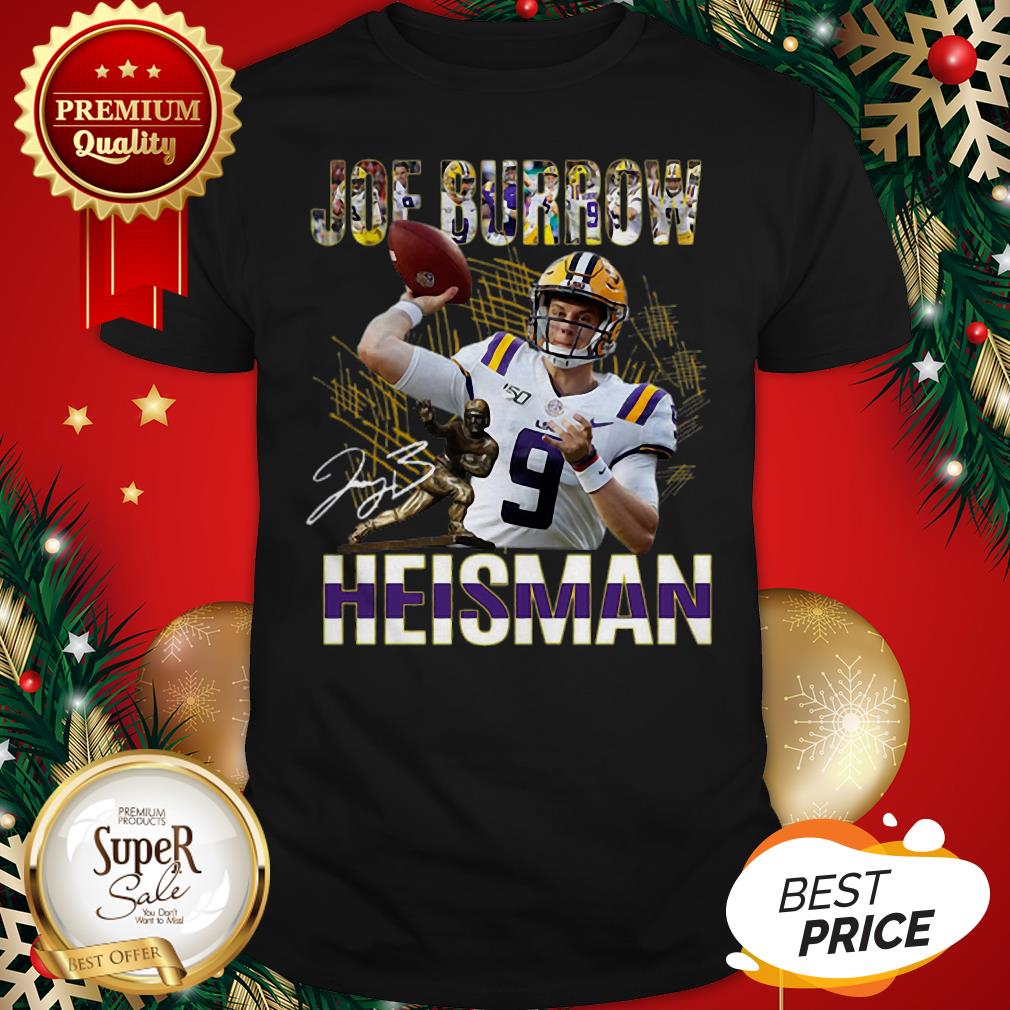 Joe Burrow Heisman Signatures Shirt