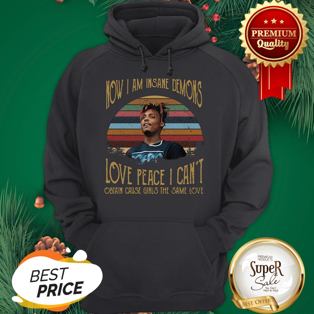 Juice Wrld Now I Am Insane Demons Love Peace I Can’t Sunset Shirt