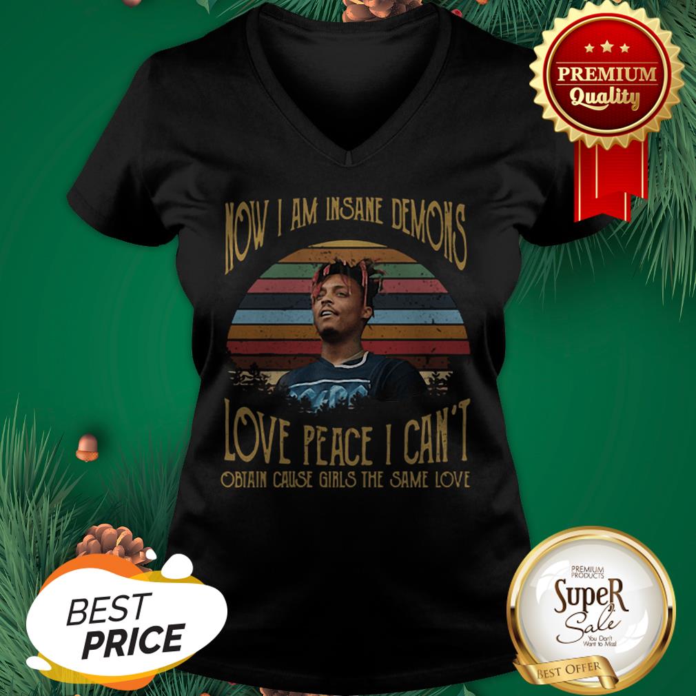 Juice Wrld Now I Am Insane Demons Love Peace I Can’t Sunset Shirt