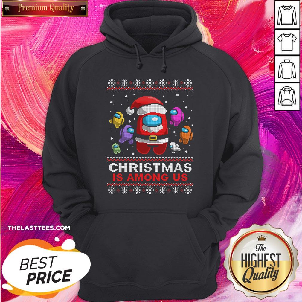 Nice Christmas Is Among Us Ugly Christmas Game Shirt