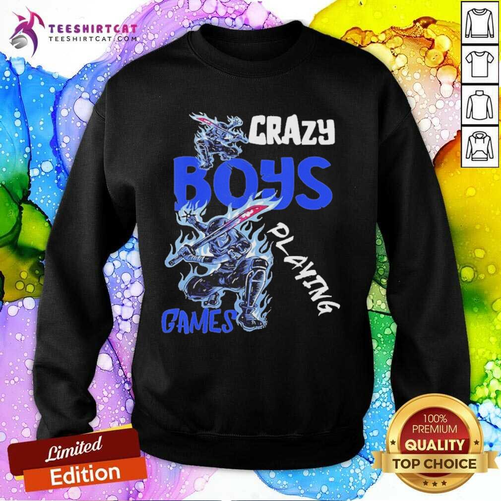 Nice Crazy Boys Playing Games Console Player Pc Computer Gaming Us 2021 Shirt