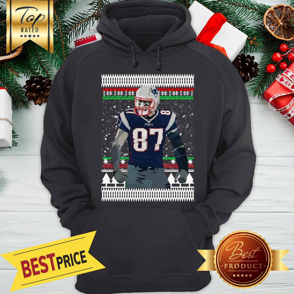 Nice Rob Gronkowski 87 New England Patriots Ugly Christmas Shirt