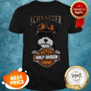 Miniature Schnauzer Mashup Motor Harley Davidson Company Shirt