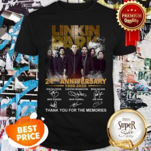 Linkin Park 24th Anniversary Thank You For The Memories Signatures Shirt