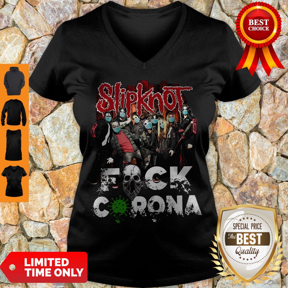 Awesome Slipknot Face Mask Skull Fuck Corona Shirt