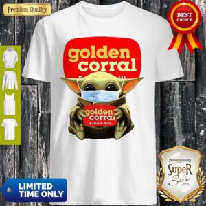 Cute Baby Yoda Mask Golden Corral Coronavirus Shirt
