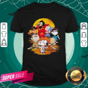 Halloween Horror Characters The Peanuts Moon Shirt