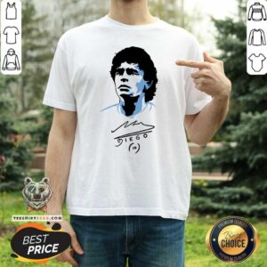 Beautiful Diego Maradona Signature Shirt
