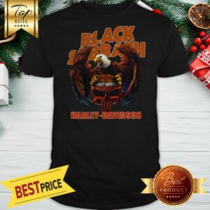 Motorcycles Harley-Davidson Eagle Black Sabbath shirt