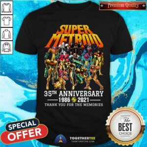 Super Metroid 35th Anniversary 1986 2021 Shirt