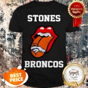 Nice The Rolling Stones Denver Broncos Shirt